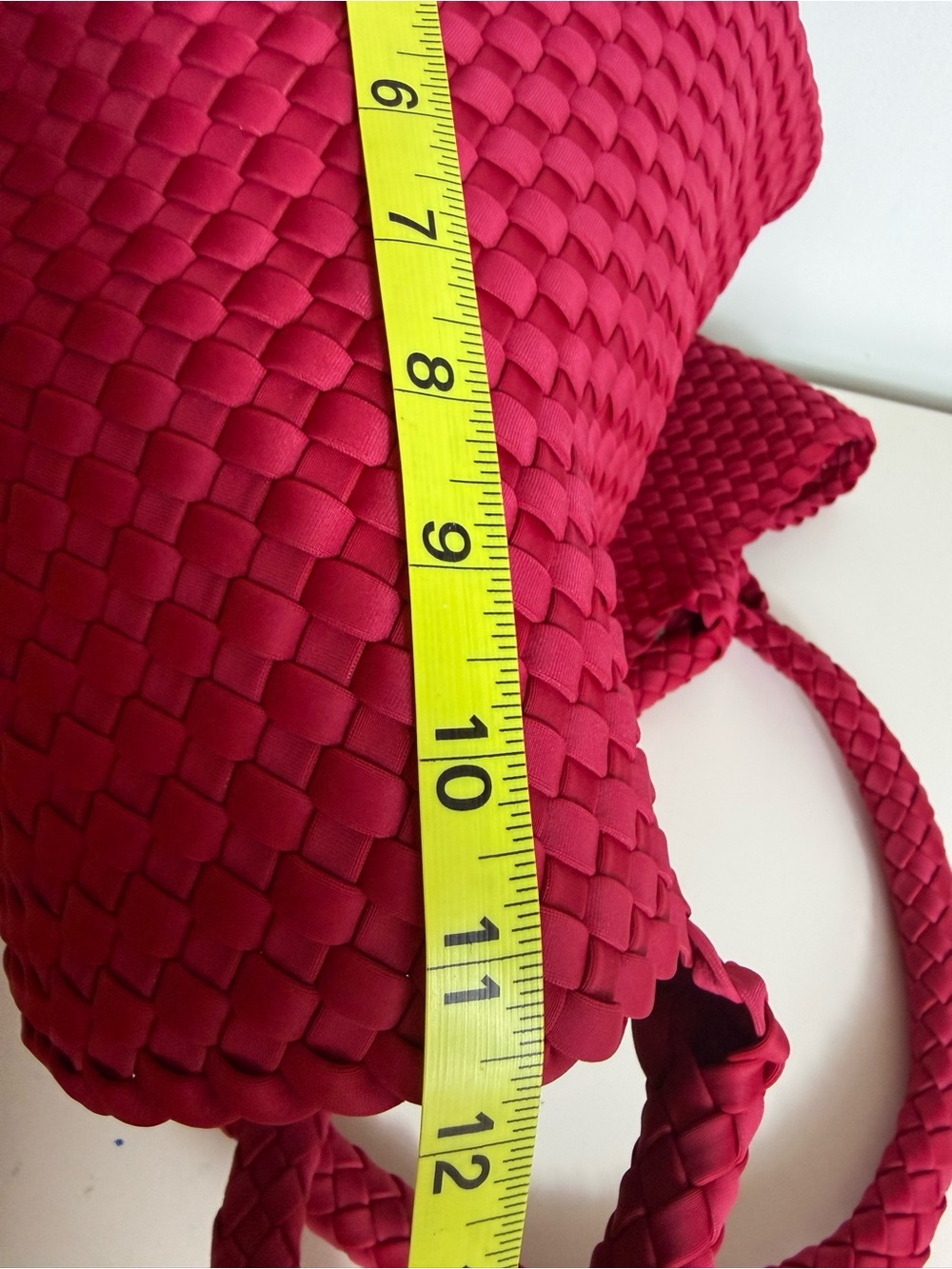 Sol and Selene Neoprene Tote Bag Set Bright Pink Large Beach Casual Summer - Picture 11 of 13